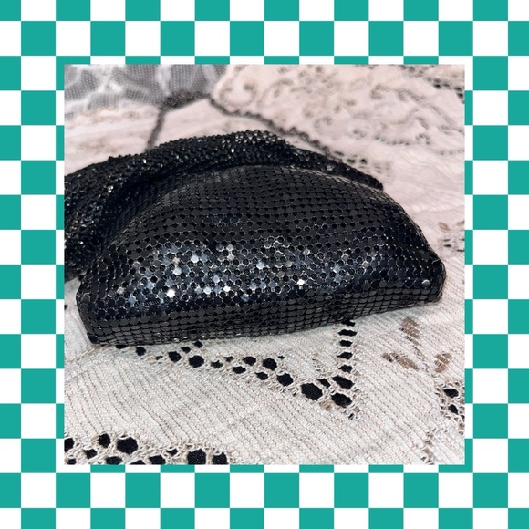 BCBG MAXAZARIA Black Metallic Evening Bag - Picture 5 of 10